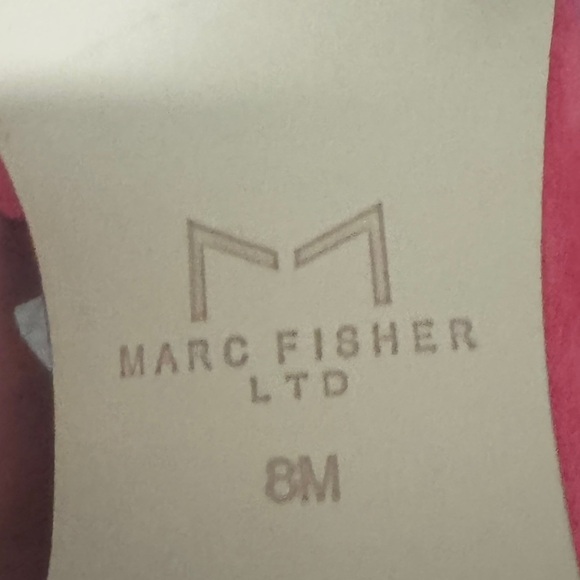 Romantic Marc fisher preppy balletcore pink suede flats collegiate girly dainty - Picture 8 of 8